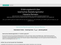 islamische-bestattungsinstitut.de Webseite Vorschau