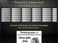 theater-loewental.de Webseite Vorschau