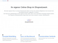 shopnetzwerk.com Webseite Vorschau