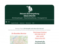 heinzis.info Webseite Vorschau