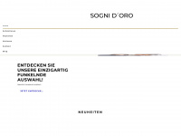 sognidoro.de Webseite Vorschau