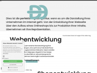 diwo-agency.de Webseite Vorschau