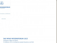 wvao-wissensforum.de Webseite Vorschau