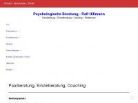 beratung-coaching-hillmann.de Webseite Vorschau