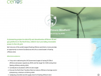 cenosoffshorewind.com Webseite Vorschau