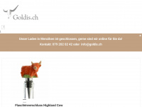 goldis.ch Webseite Vorschau