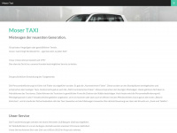 moser-taxi.at Webseite Vorschau