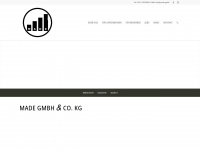 made.gmbh Webseite Vorschau