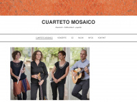 cuarteto-mosaico.de Webseite Vorschau