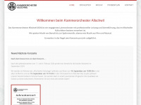 kammerorchester-allschwil.ch Webseite Vorschau