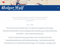 wulf-maler.de Webseite Vorschau