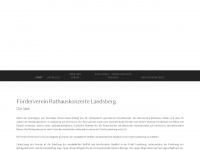 foerderverein-rathauskonzerte-landsberg.de Webseite Vorschau