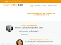 homoeopathie-hilft.info Webseite Vorschau