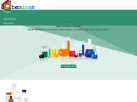 chemicus.ch Webseite Vorschau