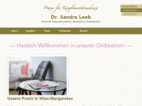 dr-leeb.at Webseite Vorschau