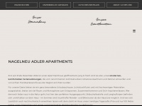 adler-apartments.at Webseite Vorschau