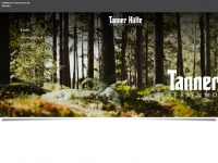 tanner-huette-fewos.de Webseite Vorschau