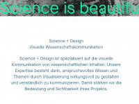 scienceanddesign.eu Webseite Vorschau