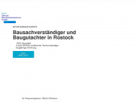 bausachverstaendiger-rostock.de Webseite Vorschau