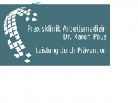 praxisklinik-arbeitsmedizin.de Webseite Vorschau