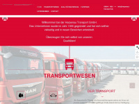 harpenau-transport.de Webseite Vorschau