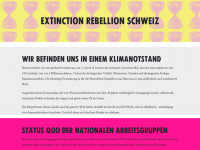xrebellion.ch Webseite Vorschau