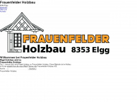 frauenfelder-holzbau.ch Webseite Vorschau