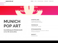 munichpopart.de Webseite Vorschau