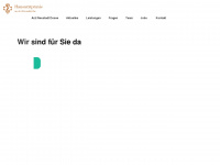 hausarztpraxis-an-der-kreuzkirche.de Webseite Vorschau