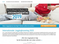 jogginghosentag.de Webseite Vorschau