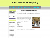 waschmaschine-abholen-berlin.de Webseite Vorschau