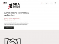 dba-as.ch Webseite Vorschau