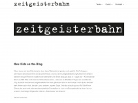 zeitgeisterbahn.org Webseite Vorschau