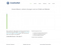 creativenet.de Webseite Vorschau