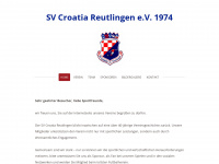 sv-croatia-reutlingen.de Webseite Vorschau