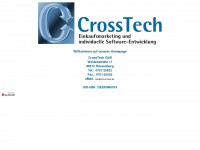 crosstech.de Webseite Vorschau
