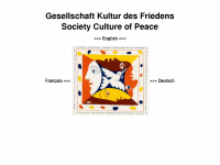 culture-of-peace.org Webseite Vorschau