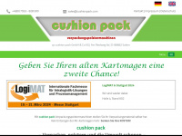 cushionpack.com Webseite Vorschau
