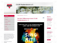 cvjm-haubersbronn.de Webseite Vorschau