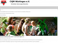 cvjm-wuertingen.de Webseite Vorschau