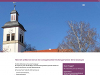 ev-kirche-unterensingen.de Webseite Vorschau