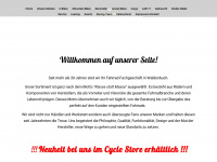 cycle-store-fahrrad.de Webseite Vorschau