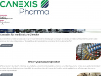 canexis.ch Webseite Vorschau