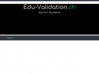 edu-validation.ch Webseite Vorschau