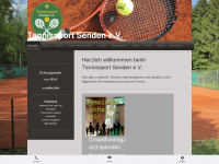 tennissport-senden.de Webseite Vorschau