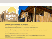baerbels-huette.at Webseite Vorschau