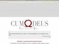 cumdeus.com Webseite Vorschau