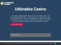 utländskacasino.co Webseite Vorschau