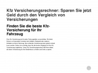kfz-versicherungsrechner.5w5.de Webseite Vorschau