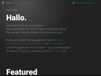chemicalbox.ch Webseite Vorschau